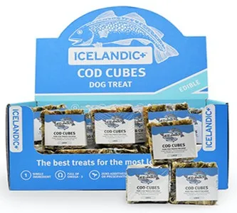 24pc Icelandic Large Cod Skin Cube Display Box - Health/First Aid